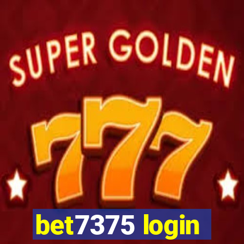 bet7375 login